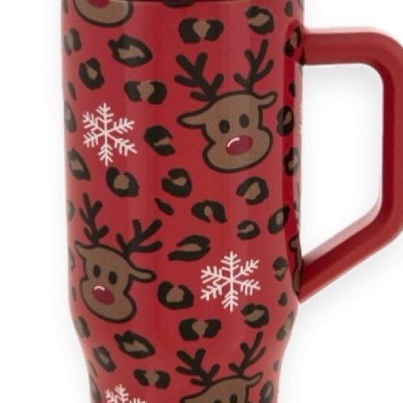 Reindeer and Snowflake Tumbler New - Picture 5 of 9